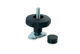 LOADCARE 10 x Schraubfitting M8 mit Sternengriff für Airlineschiene/Zurrschienen, Airlinebeschlag von LOADCARE