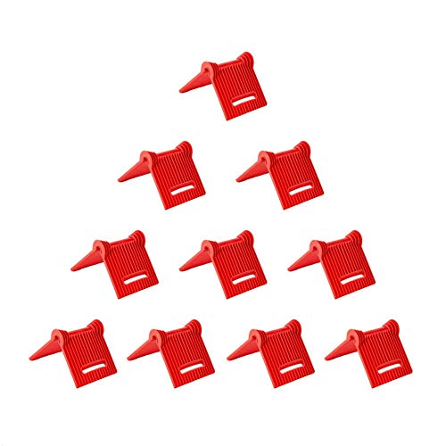 LOADCARE 10x Kantenschoner/Kantenschutzecken/Kantenecken, rot, Schwerlast, mit Schlitz als Gurtführung von LOADCARE