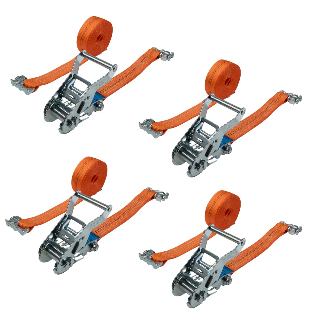 LOADCARE 4X 2 TLG. Spanngurt mit Doppelfitting 1000daN 5 m für Airlineschiene Zurrschiene LOADCARE 4X 2 TLG. Spanngurt mit Doppelfitting 1000daN 5 m für Airlineschiene Zurrschiene von LOADCARE