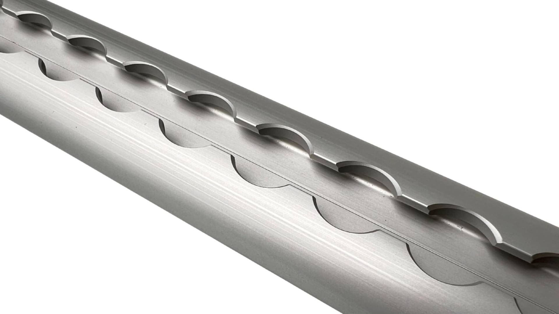 LOADCARE Airlineschiene halbrund Silber eloxiert ungebohrt Zurrleiste zur Ladungssicherung für Anhänger, Transporter, LKW (1, 2 m) von LOADCARE