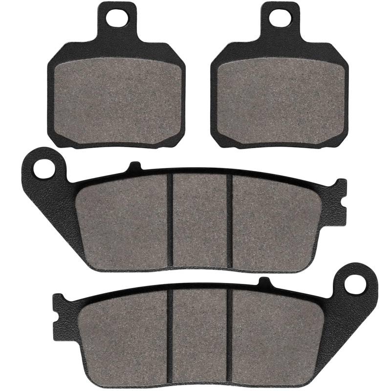 LOCOPOW Bremsbeläge vorne und hinten für Yamaha X-MAX 125 2010-2016 Für X-Max 125 R Sport 2011-2012 YP 125 R 2010-2015 von LOCOPOW