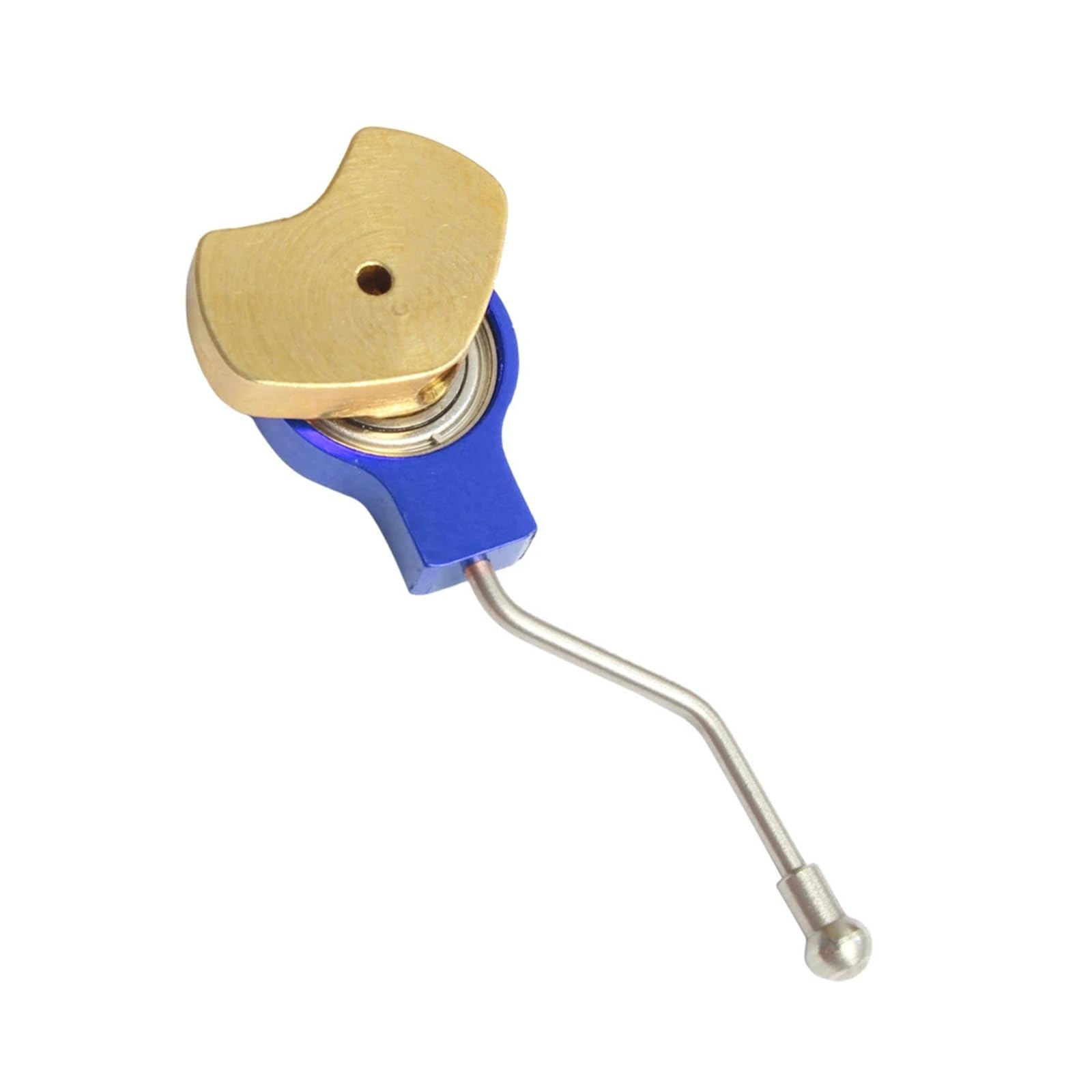 3,5 mm Kupfer-Exzenterlager, Nockenrad, Motorradschlüssel, Lagerplatte, Zubehör(Blue) von LOFLRCFE