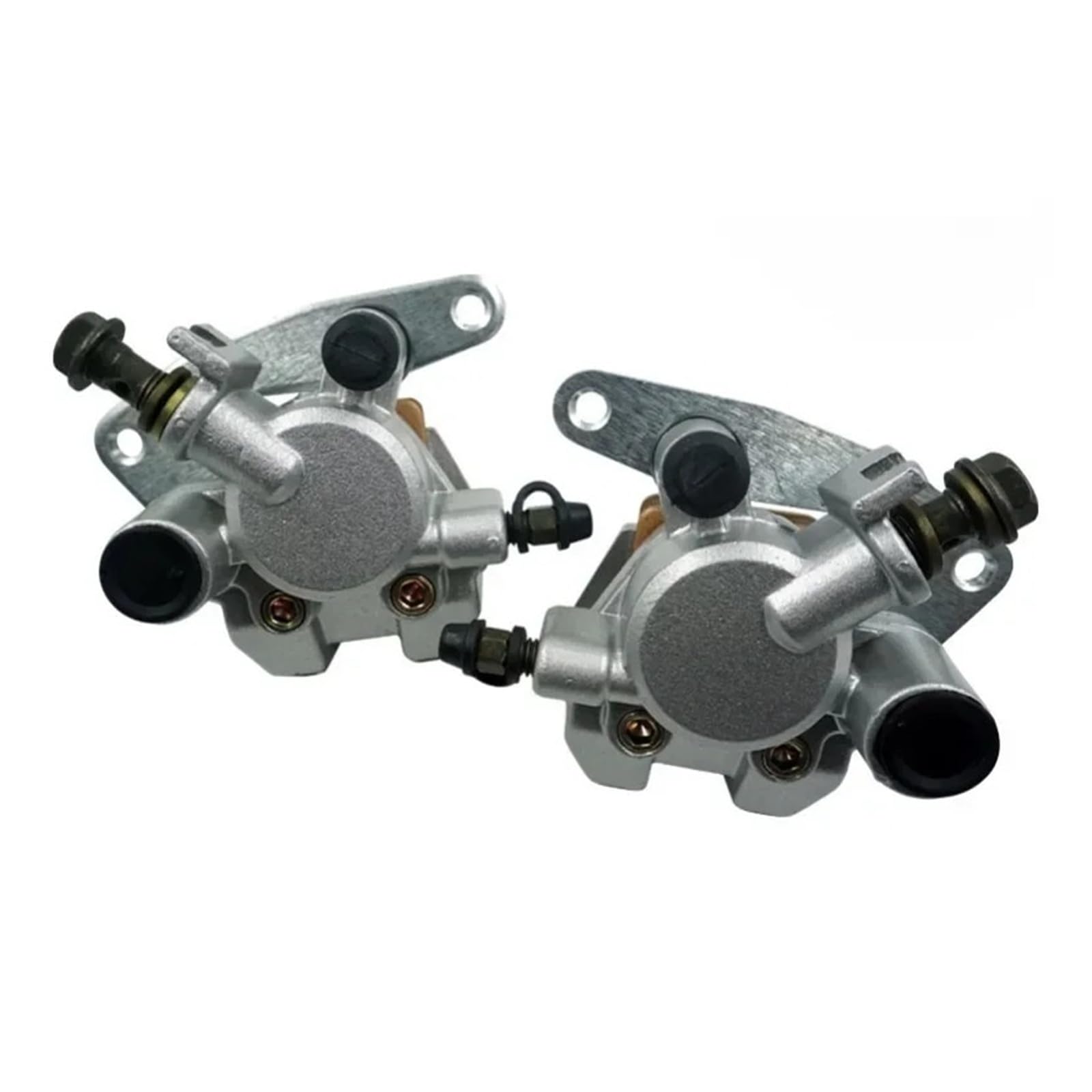 Motorrad-Bremssattel vorne for Y-am G-rizz 660 2002–2008 YFM660 K-ODI 400 1999–2006 450 2003–2006 mit Pads(Silver 1 Pair) von LOFLRCFE