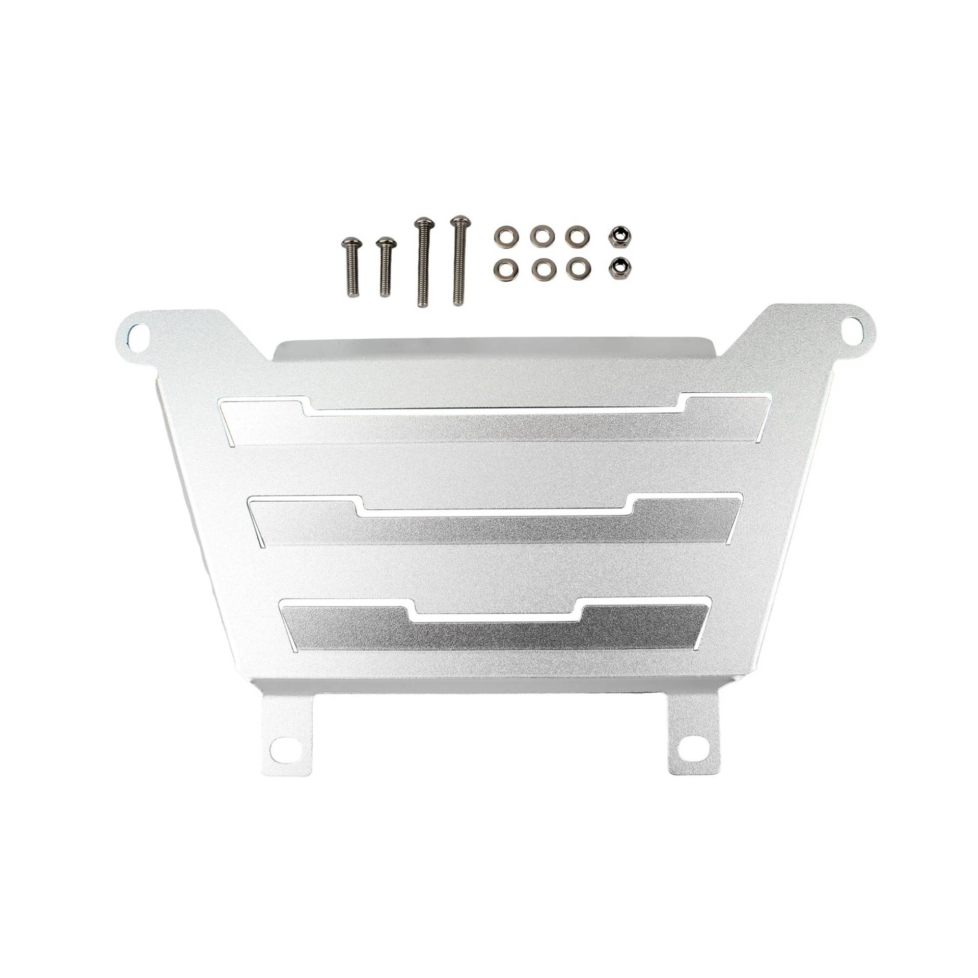 Motorrad Motorrad Motor Vorne Auspuff Abdeckung Protector Mist Klappe Kühler Schutz Schutz for C-FM 800MT Teile(Silver) von LOFLRCFE