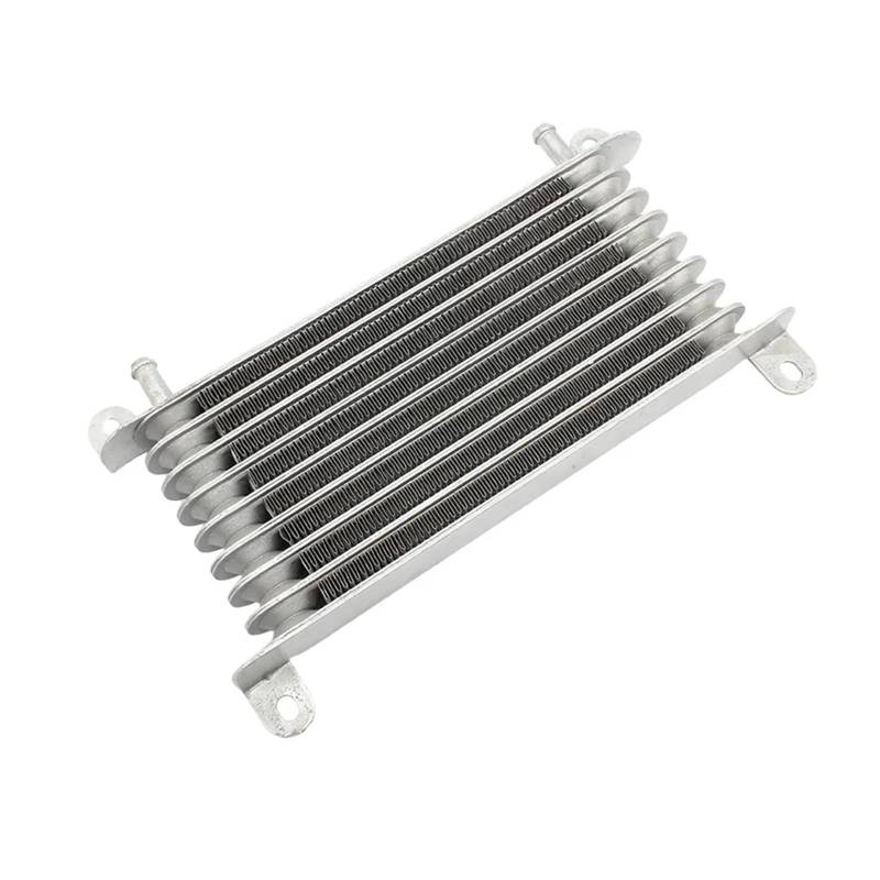 Motorrad Ölkühler Pit Bike Moto Motor 8 Reihe Kühlung 125CC Zu 250CC ATV Enduro Motocross Tuning(Silver m12 x 1.25) von LOFLRCFE