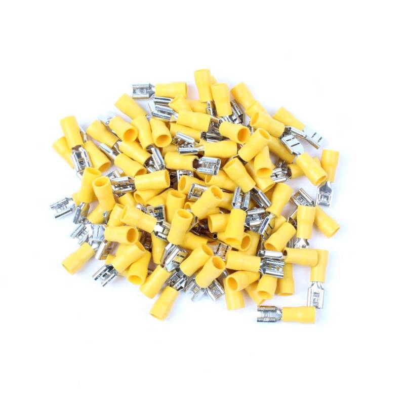 100PCS/Set FDD5.5-250 Insulating Female Insulated Electrical Crimp Terminal Connectors Cable Wire Connector von LOFWSGPRX