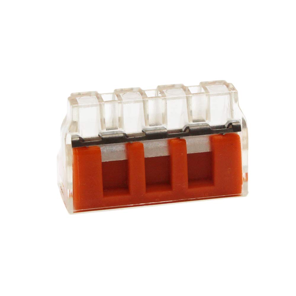 100pcs 4-pin type push wire quick connector for 0.75~6.0mm cable terminal block PCT-104D 773-174 100pcs 4-pin type push wire quick connector for 0.75~6.0mm cable terminal block PCT-104D 773-174 von LOFWSGPRX