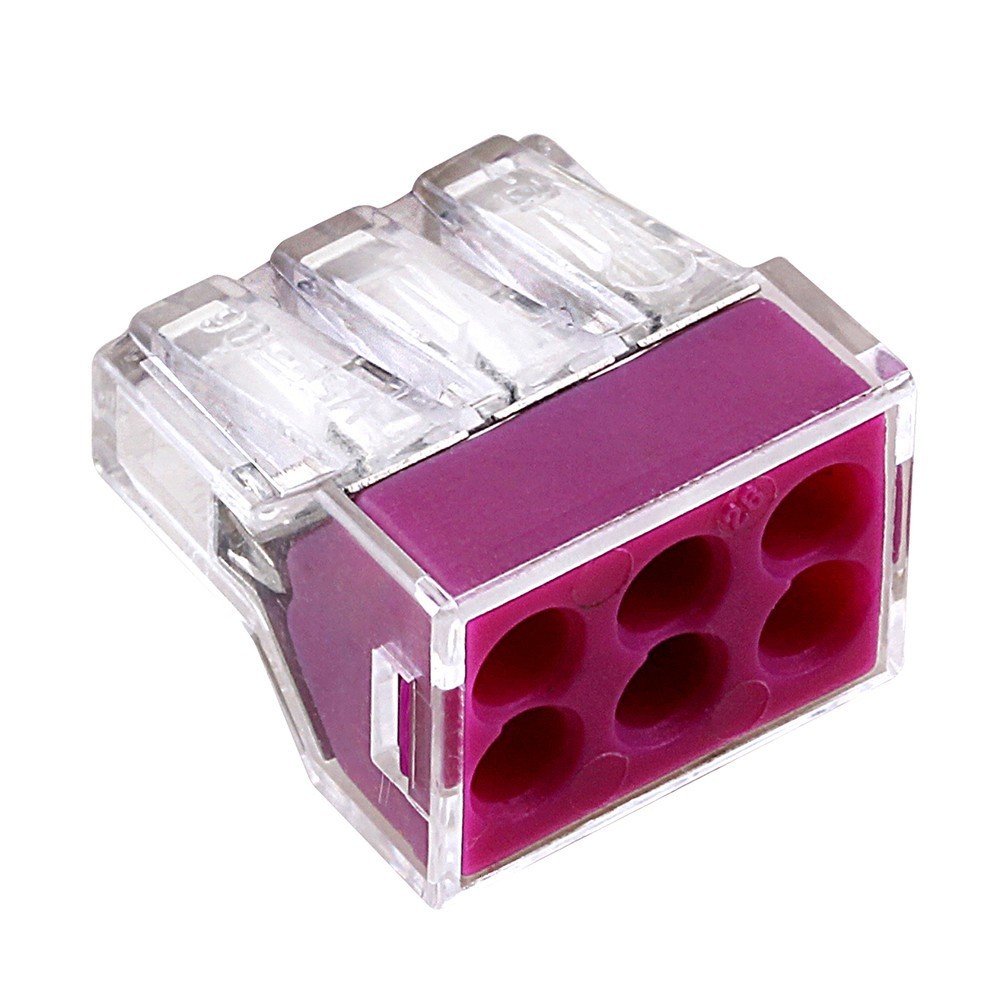 100pcs PCT106 773-106 Push wire wiring connector For Junction box 6 pin conductor terminal block wire connector 100pcs PCT106 773-106 Push wire wiring connector For Junction box 6 pin conductor terminal block wire connector von LOFWSGPRX