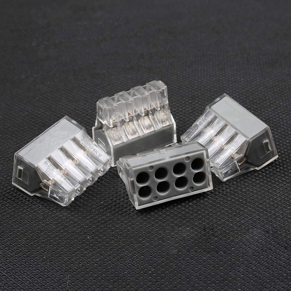 10PCS PCT-108 Push wire wiring connector For Junction box 8 pin conductor terminal block 773-108 10PCS PCT-108 Push wire wiring connector For Junction box 8 pin conductor terminal block 773-108 von LOFWSGPRX