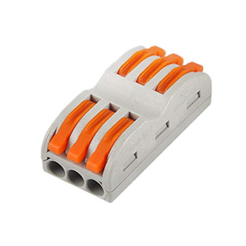 10PCS SPL-3 Electrical Wiring Terminals Household Wire Connectors Fast Terminals For Connection Of Wires Lamps And Lanterns 10PCS SPL-3 Electrical Wiring Terminals Household Wire Connectors Fast Terminals For Connection Of Wires Lamps And Lanterns von LOFWSGPRX