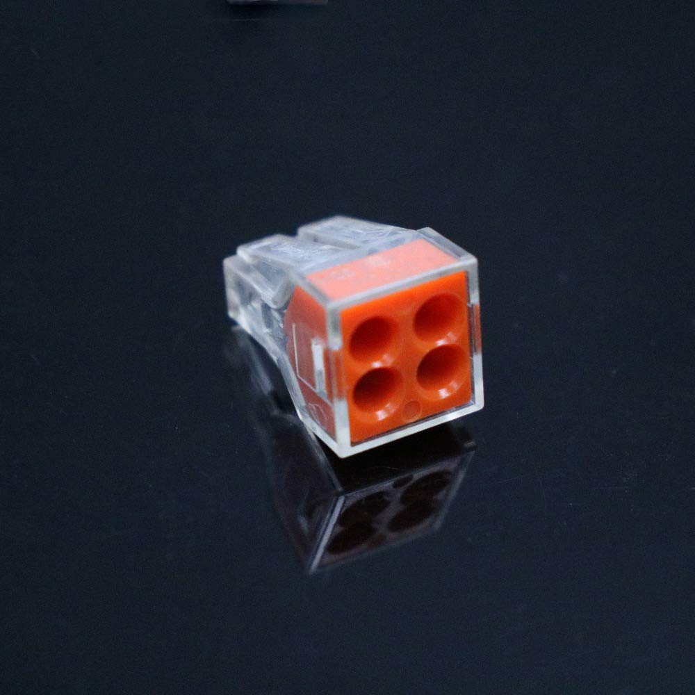 10Pcs PCT104 773-104 Push wire wiring connector For Junction box 4 pin conductor terminal block wire connector 10Pcs PCT104 773-104 Push wire wiring connector For Junction box 4 pin conductor terminal block wire connector von LOFWSGPRX