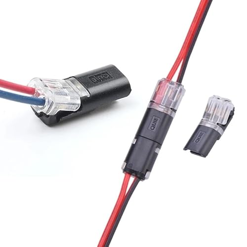 10pcs 2pin Pluggable Wire Connector Quick Splice Electrical Cable Crimp Terminals for Wires Wiring 22-20AWG LED Car Connectors 10pcs 2pin Pluggable Wire Connector Quick Splice Electrical Cable Crimp Terminals for Wires Wiring 22-20AWG LED Car Connectors von LOFWSGPRX