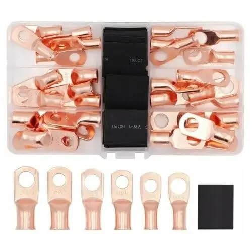 140CPS Car Auto Copper Ring Terminal Wire Crimp Connector Cable Battery Terminals Soldered Connectors Kit +Heat Shrink Tube 140CPS Car Auto Copper Ring Terminal Wire Crimp Connector Cable Battery Terminals Soldered Connectors Kit +Heat Shrink Tube von LOFWSGPRX