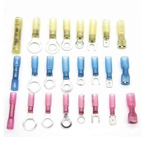 240pcs Insulated Butt Wire Connector Heat Shrink Crimp Terminals Kit Male Female Electrical Cable Spade Ring Fork Terminal 240pcs Insulated Butt Wire Connector Heat Shrink Crimp Terminals Kit Male Female Electrical Cable Spade Ring Fork Terminal von LOFWSGPRX