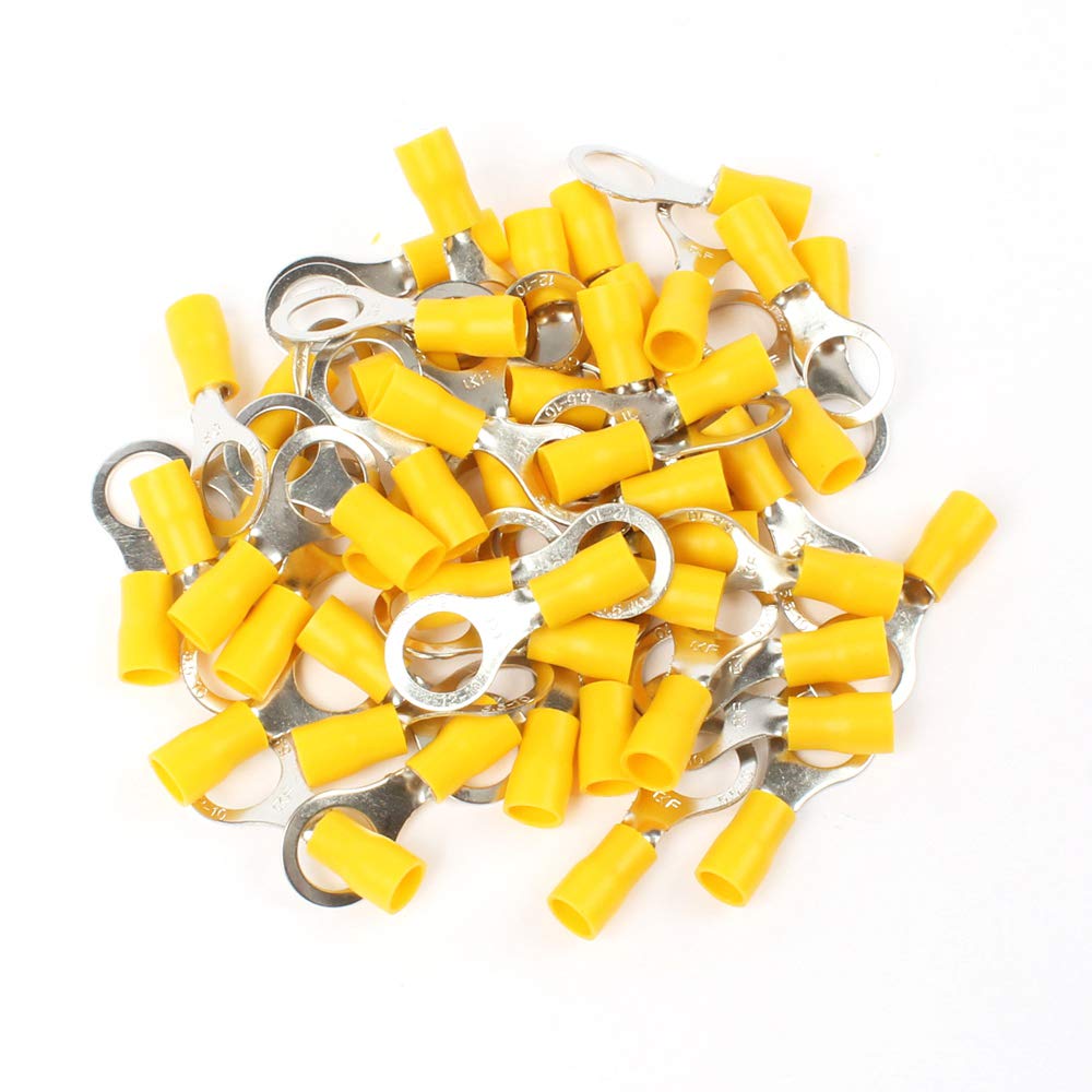25PCS RV5.5-12 Yellow Ring insulated terminal suit 4-6mm2 Cable Wire Connector cable Crimp Terminal RV 25PCS RV5.5-12 Yellow Ring insulated terminal suit 4-6mm2 Cable Wire Connector cable Crimp Terminal RV von LOFWSGPRX