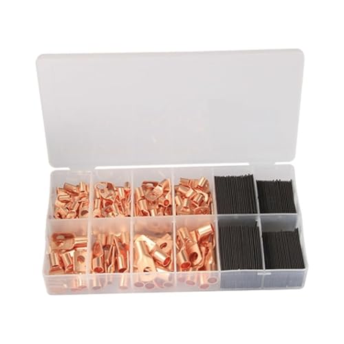 260pcs Heat Shrink Tube Kit With Copper Ring Terminal With Box AWG Wire Connector Electrical Crimp Terminal Waterproof Connector 260pcs Heat Shrink Tube Kit With Copper Ring Terminal With Box AWG Wire Connector Electrical Crimp Terminal Waterproof Connector von LOFWSGPRX