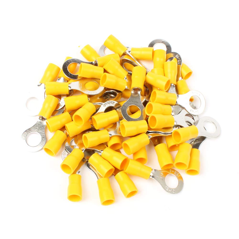 30PCS RV5.5-10 Yellow Ring insulated terminal suit 4-6mm2 Cable Wire Connector cable Crimp Terminal 30PCS RV5.5-10 Yellow Ring insulated terminal suit 4-6mm2 Cable Wire Connector cable Crimp Terminal von LOFWSGPRX