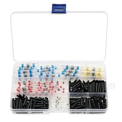 400PCS Mixed Heat Shrink Terminals Waterproof Solder Sleeve Tube Electrical Wire Insulated Butt Connectors Kit von LOFWSGPRX
