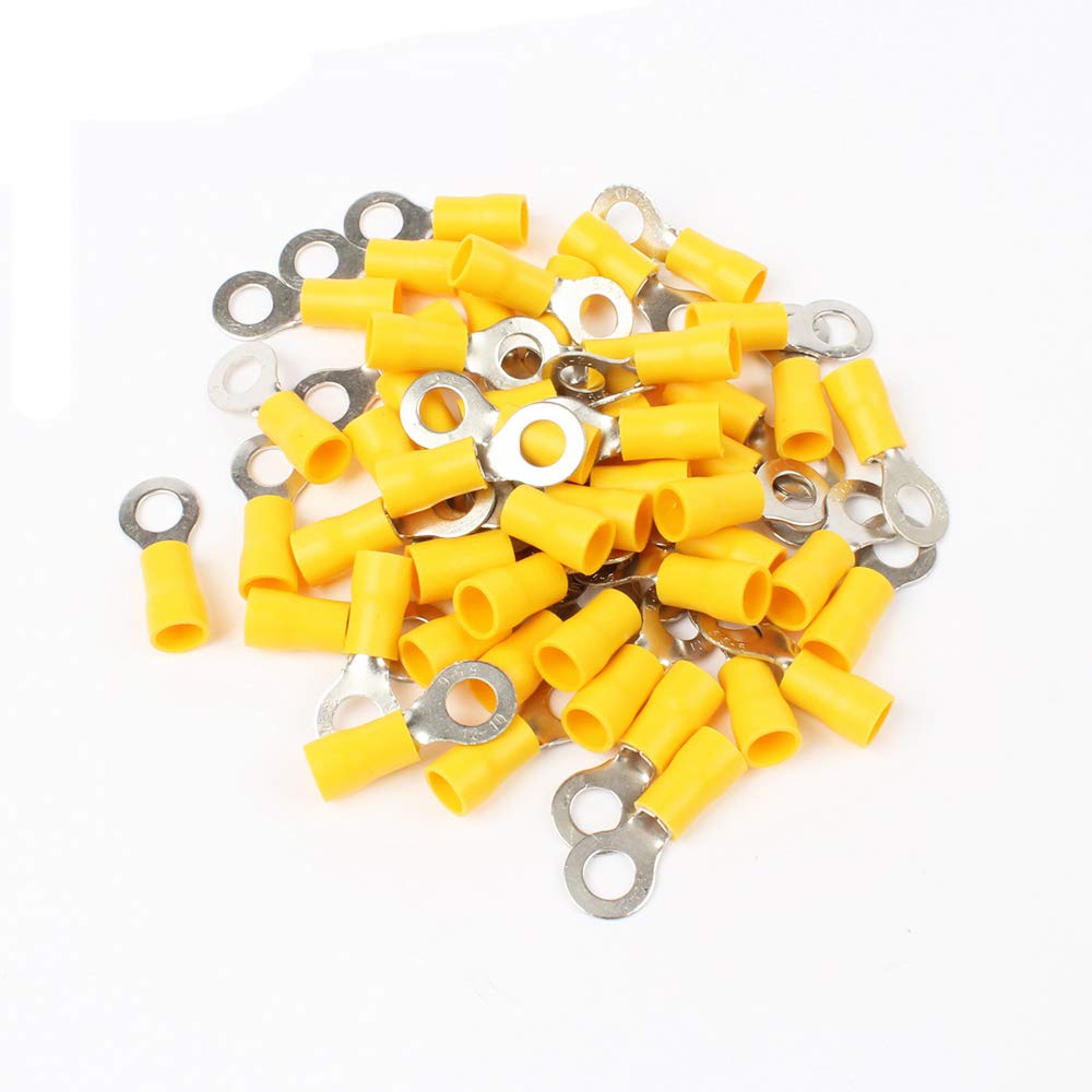 40PCS RV5.5-6 Yellow Ring insulated terminal cable Crimp Terminal suit 4-6mm2 Cable Wire Connector 40PCS RV5.5-6 Yellow Ring insulated terminal cable Crimp Terminal suit 4-6mm2 Cable Wire Connector von LOFWSGPRX