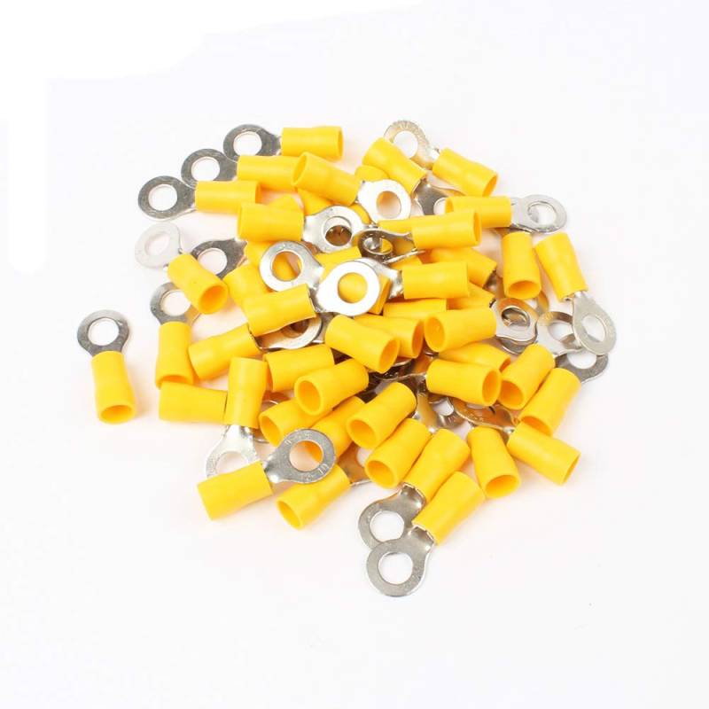 40PCS RV5.5-6 Yellow Ring insulated terminal cable Crimp Terminal suit 4-6mm2 Cable Wire Connector von LOFWSGPRX