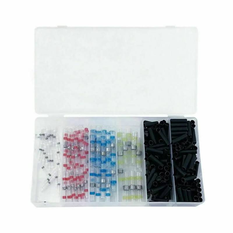 500pcs Solder Seal Wire Connectors Heat Shrink kit Waterproof Insulated Butt Crimp Terminals Electrical Wire Cable Splice von LOFWSGPRX