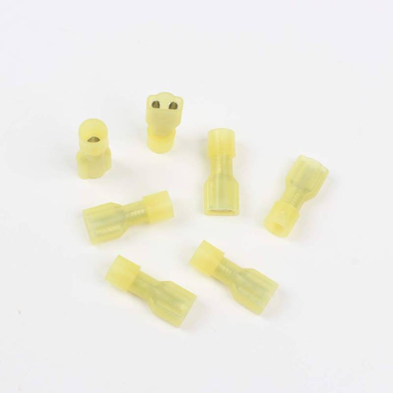50PCS FDFN5-250 FDFN5.5-250 brass Female Insulated Spade joint Cable Wire Connector suit 4-6mm2 12-10AWG von LOFWSGPRX