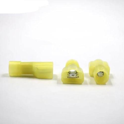 50PCS MDFN5-250 MDFN5.5-250 brass Male Insulated Spade joint Cable Wire Connector suit 4-6mm2 12-10AWG von LOFWSGPRX