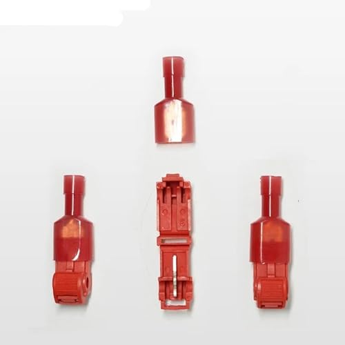50PCS Red 0.3mm-1mm Red Wire terminals T Type quick Splice Crimp Terminal Cable wiring connector cable clamp 50PCS Red 0.3mm-1mm Red Wire terminals T Type quick Splice Crimp Terminal Cable wiring connector cable clamp von LOFWSGPRX