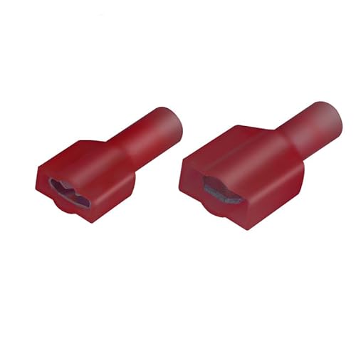 50Pcs MDFNY1.25-250 MDFNY1-250 brass Female Insulated Spade joint Cable Wire Connector 0.5-1.5mm2 22-16AWG von LOFWSGPRX