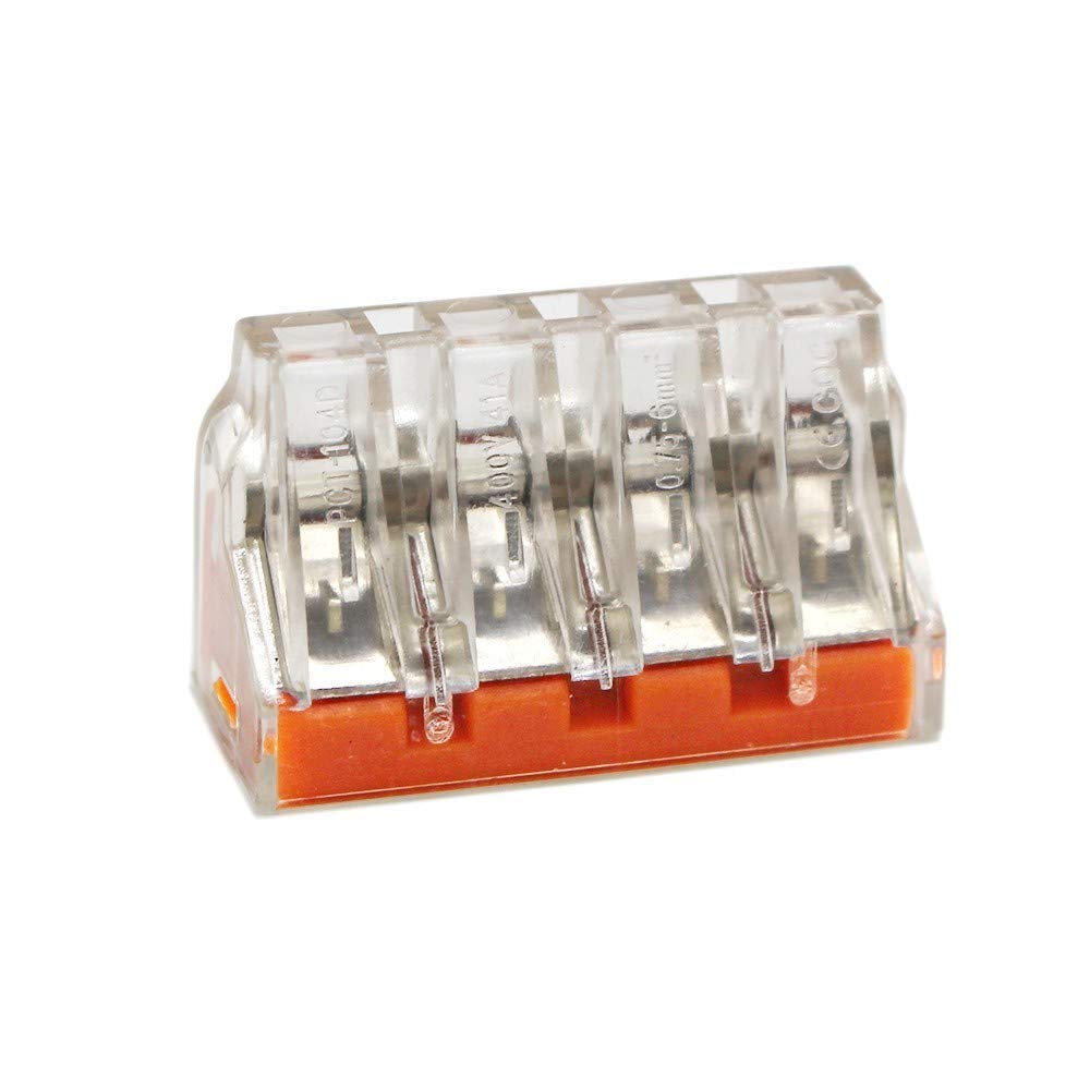 50pcs 4-pin type push wire quick connector for 0.75~6.0mm cable terminal block PCT-104D model 773-174 50pcs 4-pin type push wire quick connector for 0.75~6.0mm cable terminal block PCT-104D model 773-174 von LOFWSGPRX