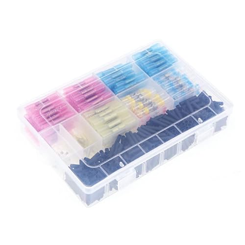 640PCS Heat Shrink Butt Crimp Connectors Waterproof Solder Wire Connector Electrical Terminator Wire Terminals With Box 640PCS Heat Shrink Butt Crimp Connectors Waterproof Solder Wire Connector Electrical Terminator Wire Terminals With Box von LOFWSGPRX