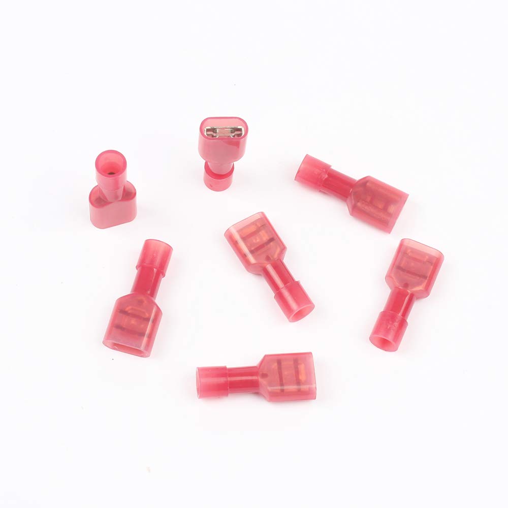 FDFN1.25-250 FDFN1-250 brass Female Insulated Spade joint Cable Wire Connector 50PCS suit 0.5-1.5mm2 22-16AWG FDFN1.25-250 FDFN1-250 brass Female Insulated Spade joint Cable Wire Connector 50PCS suit 0.5-1.5mm2 22-16AWG von LOFWSGPRX