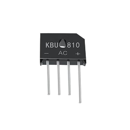 Rectifier bridge 10PCS KBU810 8A 1000V rectifier bridge stack straight flat bridge rectifier red copper round feet Rectifier bridge 10PCS KBU810 8A 1000V rectifier bridge stack straight flat bridge rectifier red copper round feet von LOFWSGPRX