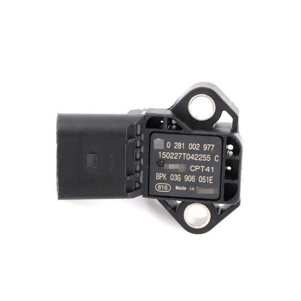 LOGEA Drucksensorschalter 03G906051E 0281002977 Genuine Kompatibel mit VW Kompatibel mit Audi A4 A8 Sitz Sitz Kompatibel mit Skoda Ansaugstutzen Luftdrucksensor MAP Sensor von LOGEA