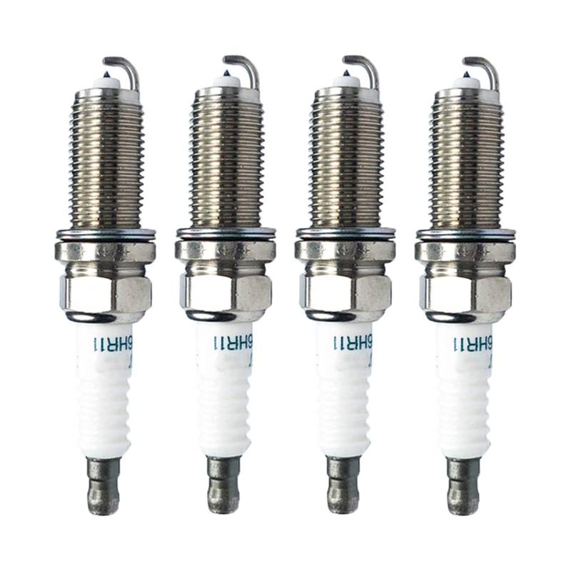 Kfz-Zündkerzen 4 STÜCKE 90919-01233 SK16HR11 9091901233 Iridium Zündkerze Passend for Toyota Passend for Camry Passend for RAV4 Passend for Scion TC Passend for Prado SK16HR-11 90919 01233 Autoteile von LOGEA