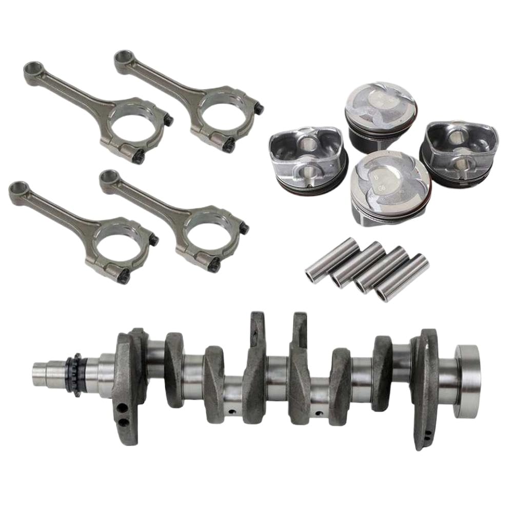 1,6L DOHC Motor Rebuild-Stange und Kolbenkit mit Kurbelwelle Kompatibel mit kompatible Akzent- und Rio-Modelle 23041-2B620 23060-2B002 1,6L DOHC Motor Rebuild-Stange und Kolbenkit mit Kurbelwelle Kompatibel mit kompatible Akzent- und Rio-Modelle 23041-2B620 23060-2B002 von LOGFDPYM