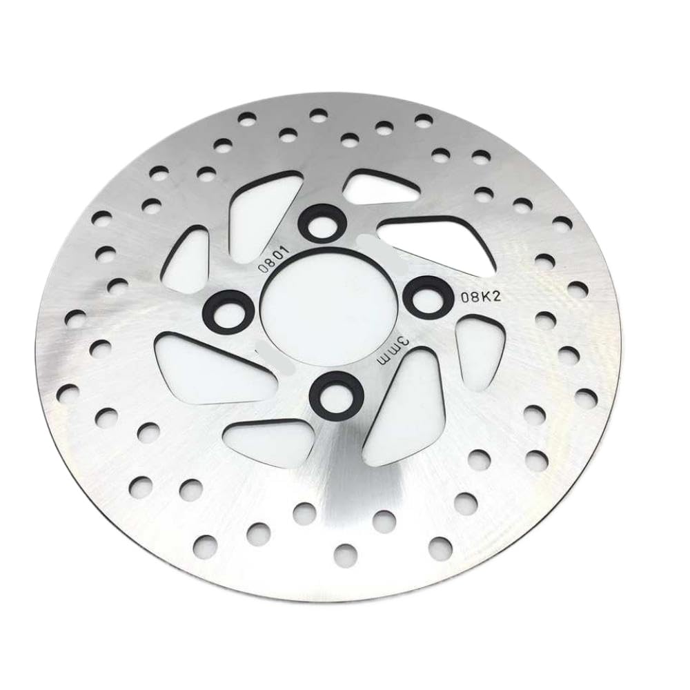 180-mm-Vorderbremsscheibe kompatibel mit UU125 UY125 UE125 Models Disc Bremsbaugruppe 59221-08K20-000 von LOGFDPYM