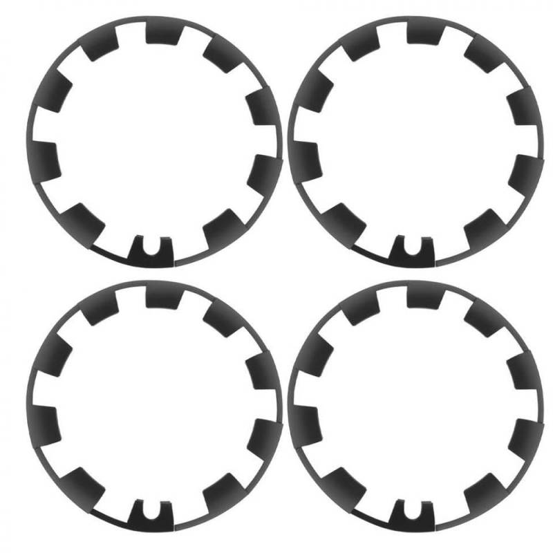 40pcs 20 Zoll kratzfestem mattschwarzer Hub -Hub -Kappenabziehbilder kompatibel mit Modell Y 2021 bis 2023 von LOGFDPYM