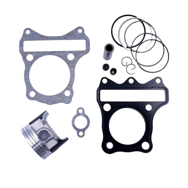 53,5 mm Motorradfahrradkolbenringdichtung kompatibel mit Haojue Lindy 125 UM125 UZ 125 und Anderen 125 -cm3 -Modellen von LOGFDPYM