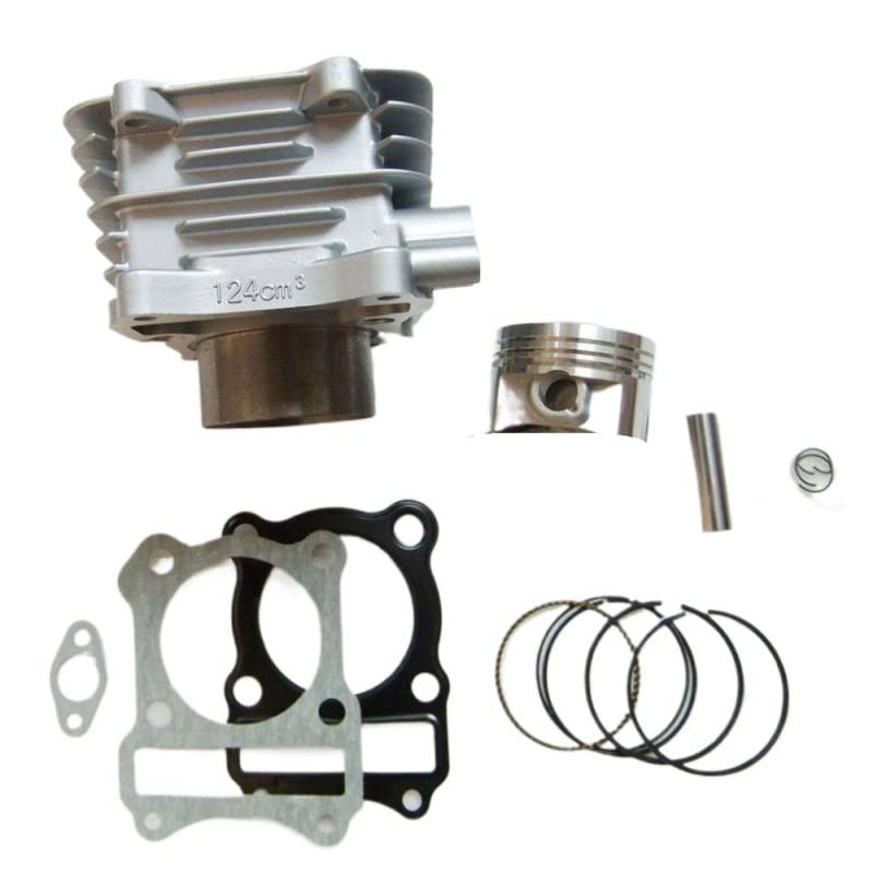 57 mm Zylinder und Kolbenkit Kompatibel mit kompatible 125 -cm3 -Motoren GN DR GZ TU GS EN 157FMI von LOGFDPYM