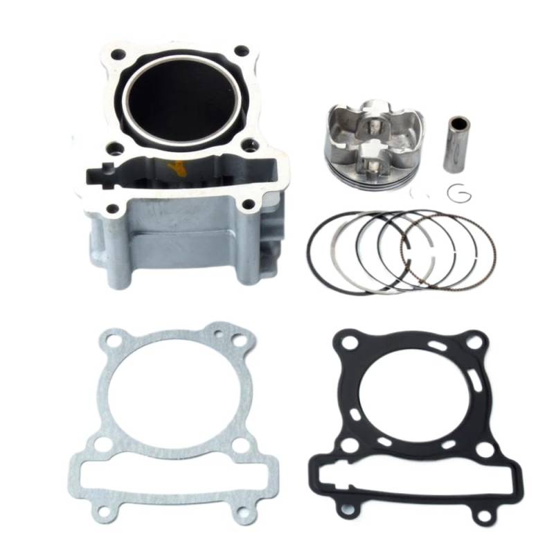 62 mm großer Bohrung Rennzylinder Kit kompatibel mit LC135 Spark135 Jupiter MX Sniper 135 Crypton x Vixion150 FZ150 4-Takt-Modelle von LOGFDPYM