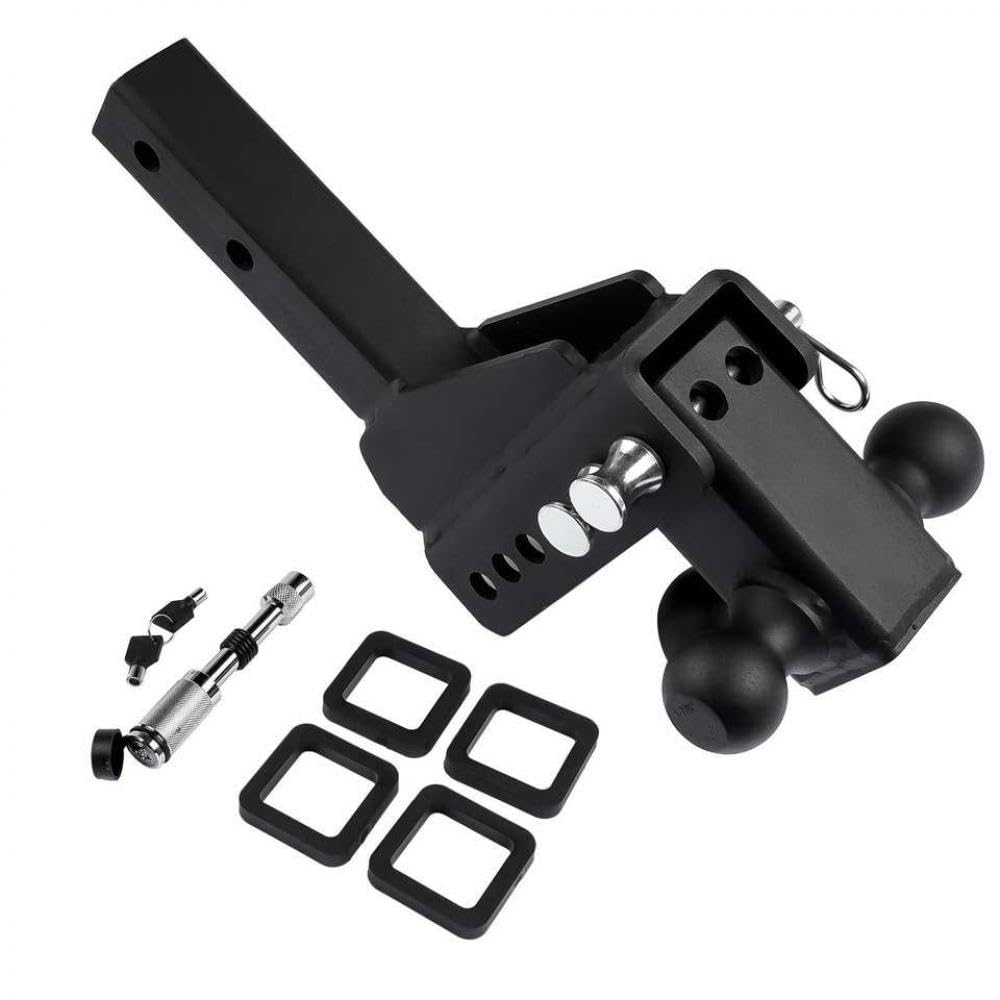 AP03 Heavy Duty 2-Zoll-Empfänger-Anhänger-Anhängerkupplung 6-Zoll-Drop-Tri-Ball 18500 lbs AP03 Heavy Duty 2-Zoll-Empfänger-Anhänger-Anhängerkupplung 6-Zoll-Drop-Tri-Ball 18500 lbs von LOGFDPYM