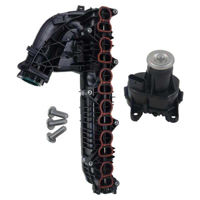 Ansaugkrümmer und Aktuator kompatibel mit verschiedenen Modellen 1 3 5 7 E81 E90 F10 x1 E84 x3 E83 x5 E70 x6 E72 N57 11617800088 von LOGFDPYM