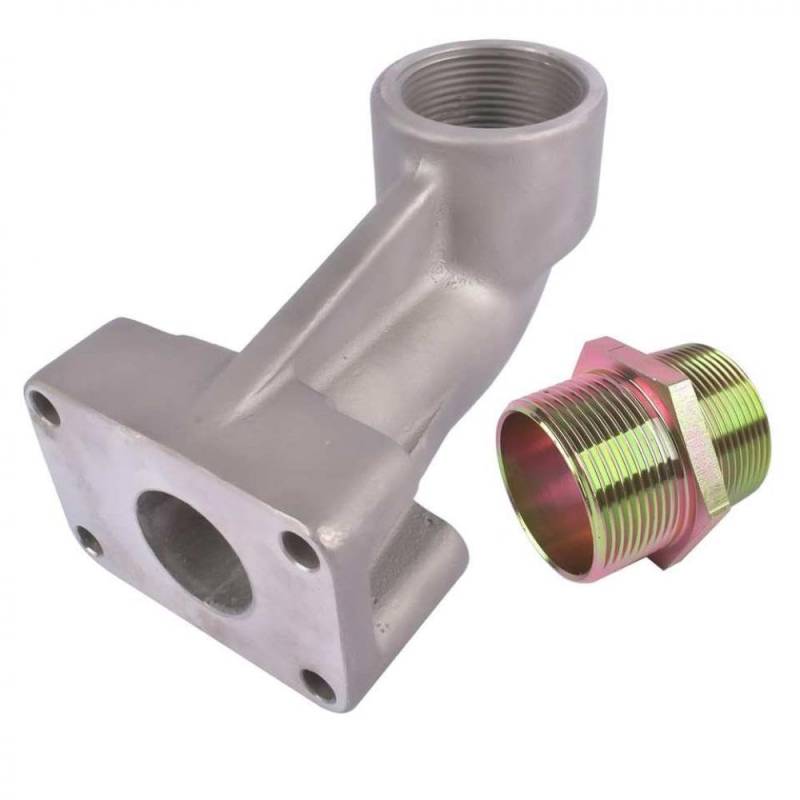 Auspuffelbogen aus rostfreiem Stahl Kompatibel mit GM 2GM 3GM 3HM 3YM kompatibel mit Teilzahl 128370-13610 Biegung von LOGFDPYM
