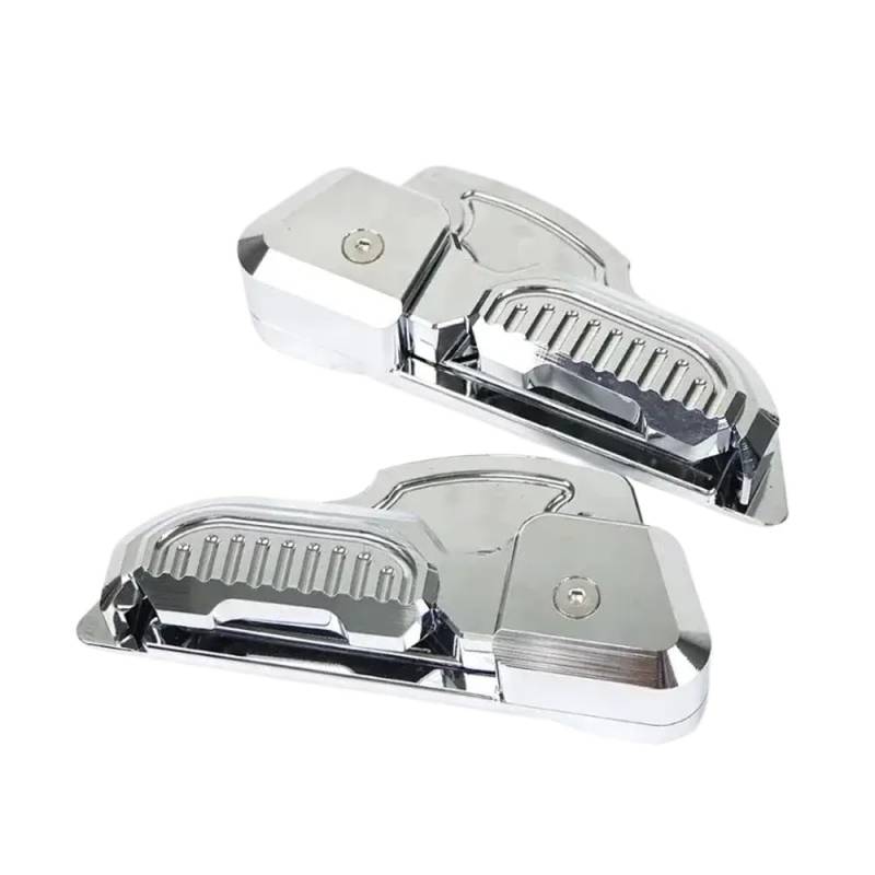 CNC Aluminium Faltbares Chromfußstützenpedal kompatibel mit Sprint 150 Fuß Rest -Zubehör(1) von LOGFDPYM