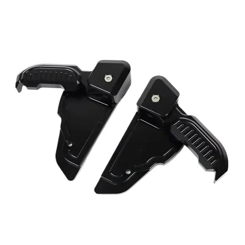 CNC Aluminium Faltbares Chromfußstützenpedal kompatibel mit Sprint 150 Fuß Rest -Zubehör(2) von LOGFDPYM