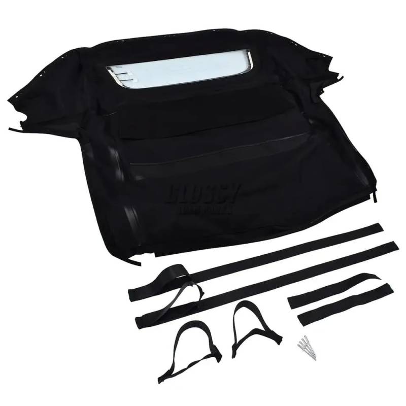 Cabrio weich mit beheiztem Glas Kompatibel mit S2000 2002-2009 kompatible HS-399BLK-TW von LOGFDPYM