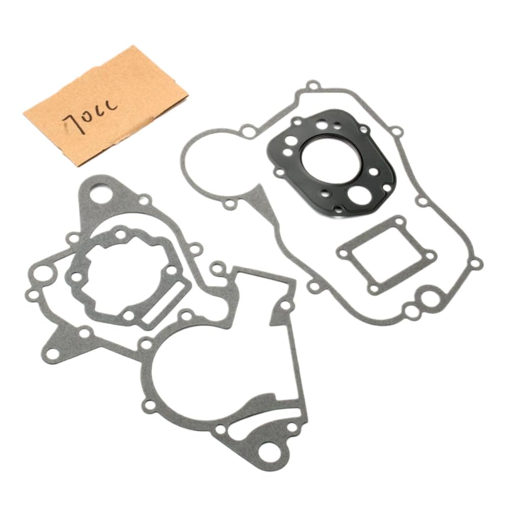 Kompatible 50ccm 70ccm Motordichtung Kompatibel mit 2-Takt-Motorräder wie RCR SMT SM 50b0(70cc 47mm) von LOGFDPYM
