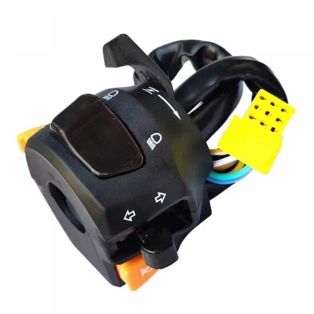 Lenkerschalter Kompatibel mit Motorrad-Elektrik-Starthorn-Scheinwerfer-Scheinwerferkompatibel mit EN125-2A 3A(Left) von LOGFDPYM