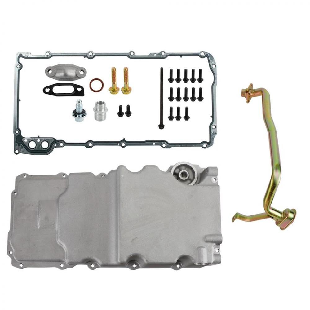 Low Profile Retrofit Oil Pan Kit kompatibel mit LS1 LS2 LS3 4.8L 5.3L 6.0L 6.2L Motoren Heck 302-2 81073 von LOGFDPYM